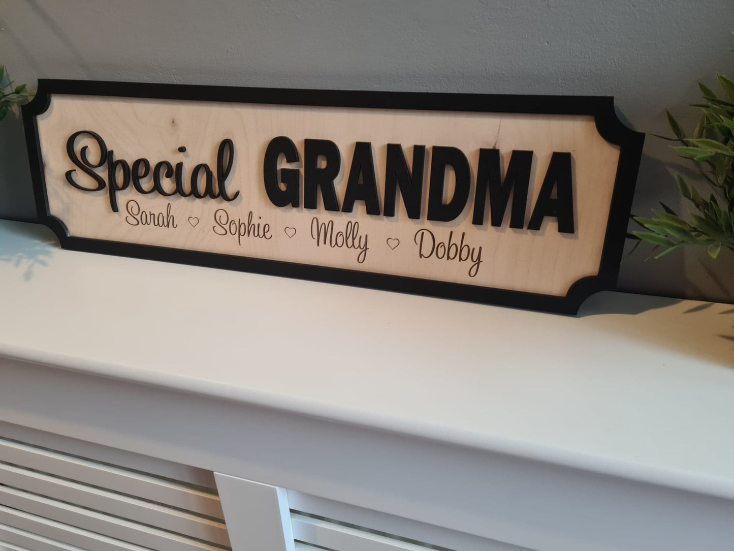 Special Grandparent | Street sign 3D look | personalised wall mount | new style