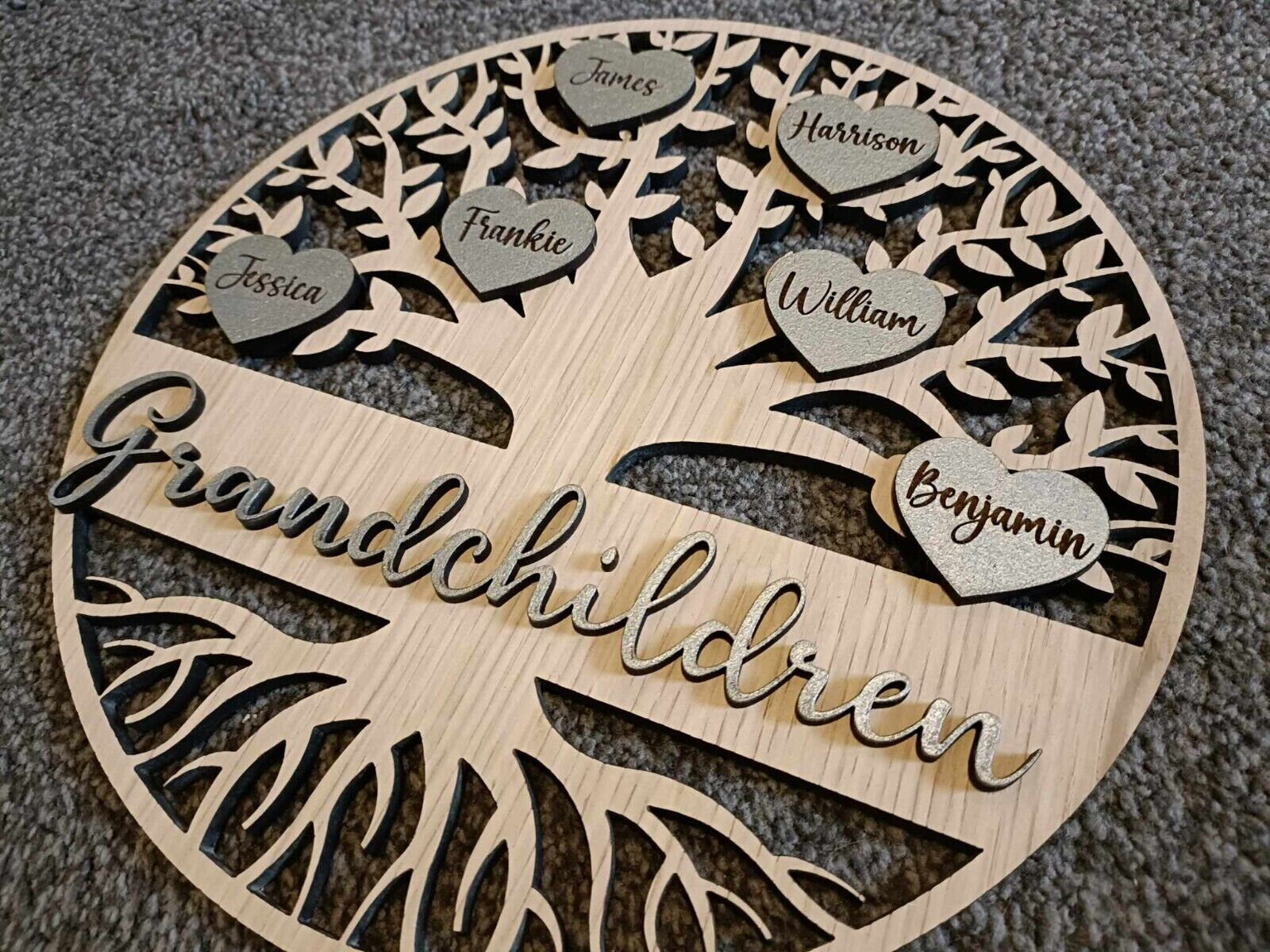 Tree - Laser Cut Out Unfinished Wood Craft Shape TRE91 Tree - Laser Cut Out Unfinished Wood Craft Shape TRE91